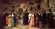 William Powell Frith A Private View at the Royal Academy painting